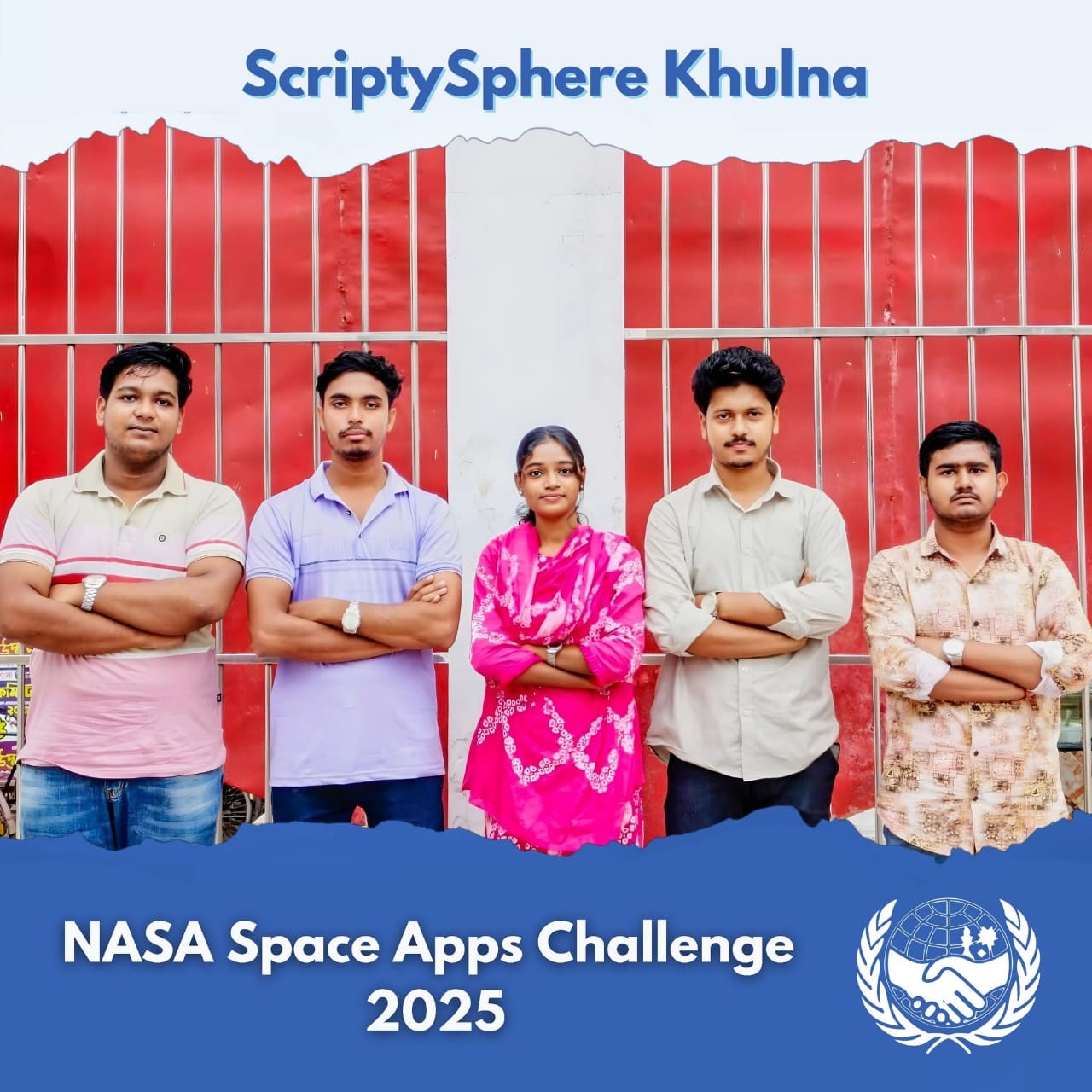 Space and technology representing the NASA Space Apps Challenge project Forecast Friend